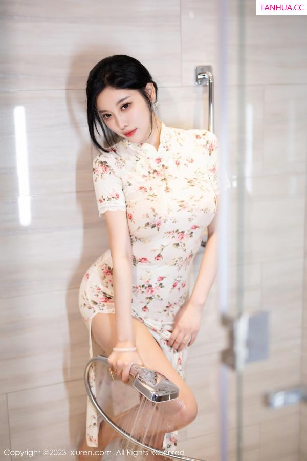杨晨晨 sugar小甜心CC [XiuRen]高清写真图 2023.09.08 No.7363 杨晨晨Yome 旗袍美腿第53张图片